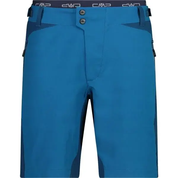 CMP FREE BIKE BERMUDA WITH INNER MESH UNDERWEAR Pánské kraťasy na kolo, modrá, velikost