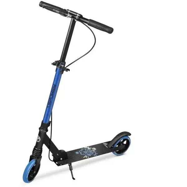 Spokey VACAY PRO Koloběžka s ruční brzdou, modrá, velikost