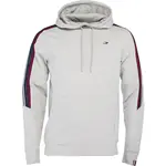 Tommy Hilfiger TEXTURED TAPE HOODY Pánská mikina, šedá, velikost