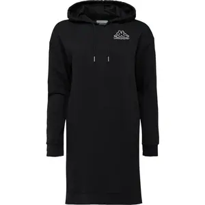 Kappa LOGO IGERTA Dámské šaty, černá, velikost