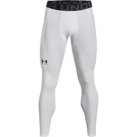 Under Armour HEATGEAR ARMOUR LEGGINGS Pánské legíny, bílá, velikost S