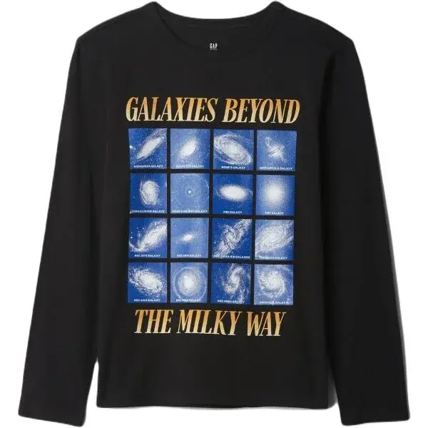 GAP V-OCT Chlapecké tričko, černá, velikost