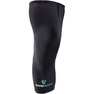 GAMEPATCH COMPRESSION LEG SLEEVE Kompresní unisex návlek, černá, velikost