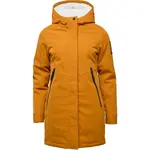 LOAP NABRA Dámský kabát, žlutá, velikost