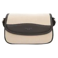 Dámská crossbody kabelka David Jones Erla - béžovo-černá