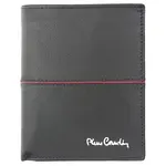 Pánská kožená peněženka Pierre Cardin Jomar - černo-červená