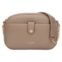 Dámská crossbody kabelka David Jones Diseta - tmavě béžová