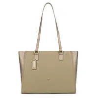 Dámská elegantní kabelka Hexagona Maud - zeleno-bronzová