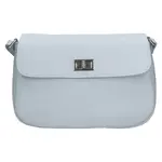 Dámska kožená crossbody kabelka Italia Arabela - svetlo modrá