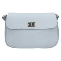 Dámska kožená crossbody kabelka Italia Arabela - svetlo modrá