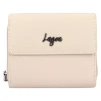 Dámska kožená peňaženka Lagen Ellen - krémová