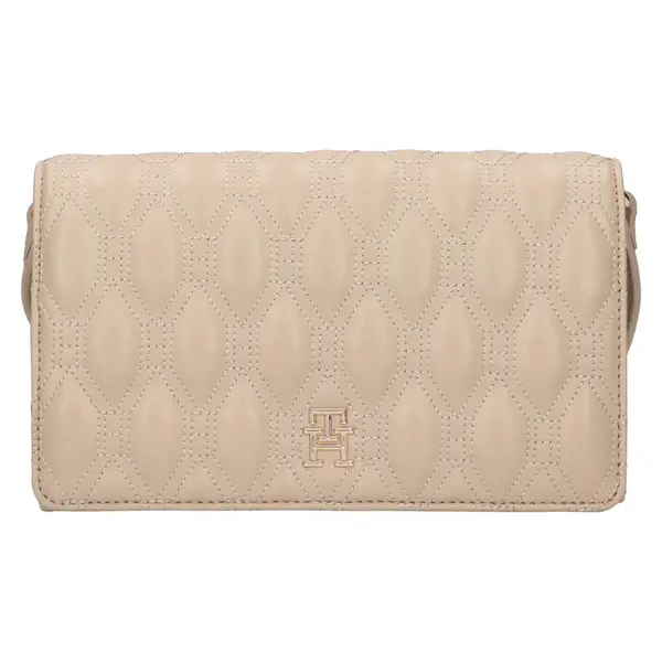 Dámska crossbody kabelka na mobil a doklady Tommy Hilfiger Anett - béžová
