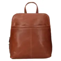 Kožený dámský batoh SendiDesign Valeria - koňak