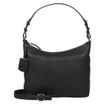 Dámska kožená kabelka cez rameno Burkely Anseta - čierna