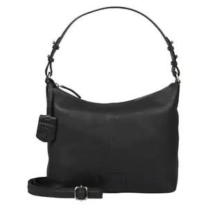 Dámska kožená kabelka cez rameno Burkely Anseta - čierna