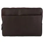 Kožený obal na notebook 15,6" Burkely Josh - tmavo hnedá