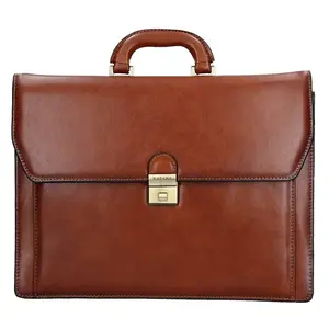 Pánska kožená aktovka Katana Ceasar - hnedá