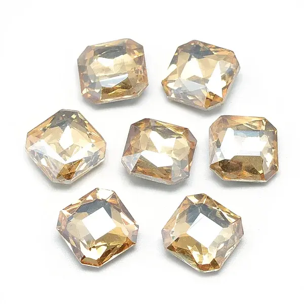 Pointed Back Glass Rhinestone Cabochons