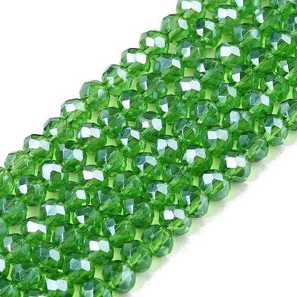 Electroplate Glass Beads Strands
