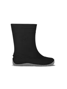 Dětské barefoot gumáky Be Lenka Pudds - Black