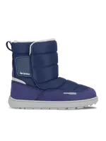 Dětské barefoot sněhule Be Lenka Ailo Kids - Dark Blue
