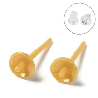 Hypoallergenic Bioceramics Zirconia Ceramic Stud Earring Findings