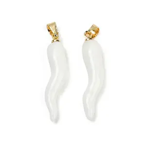 Handmade Lampwork with Brass Pendants