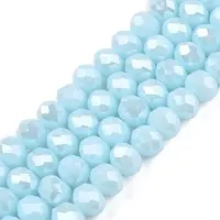 Electroplate Glass Beads Strands