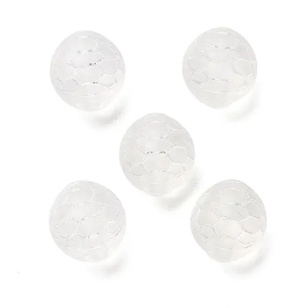 Frosted Acrylic Beads