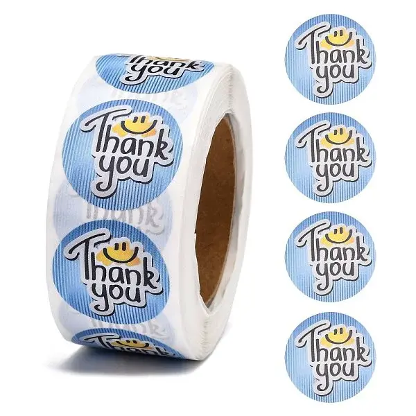 1 Inch Thank You Stickers