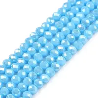 Electroplate Glass Beads Strands
