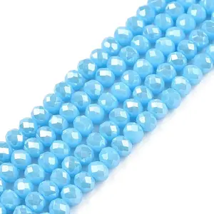 Electroplate Glass Beads Strands