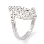 304 Stainless Steel Horse Eye Finger Ring for Women