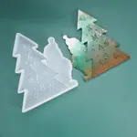 DIY Christmas Tree with Santa Claus Pendant Silicone Molds