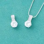 925 Sterling Silver Pave Clear Cubic Zirconia Flat Round Charms