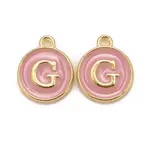 Golden Plated Alloy Enamel Charms