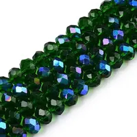 Electroplate Glass Beads Strands
