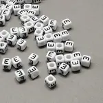 Large Hole Acrylic Letter European Beads