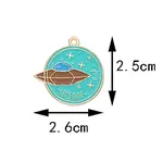 Alloy Enamel Pendants