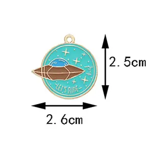 Alloy Enamel Pendants