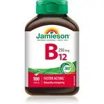 Jamieson B12 250 mcg tablety pro podporu energetického metabolismu 100 tbl