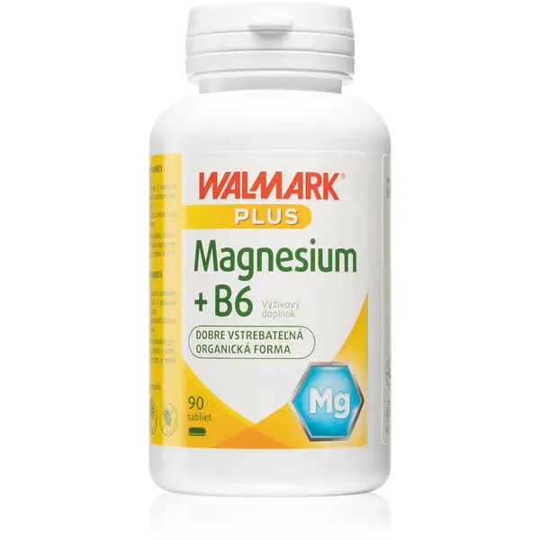 Walmark Magnesium + B6 tablety urychlující regeneraci po zvýšené fyzické zátěži 90 tbl