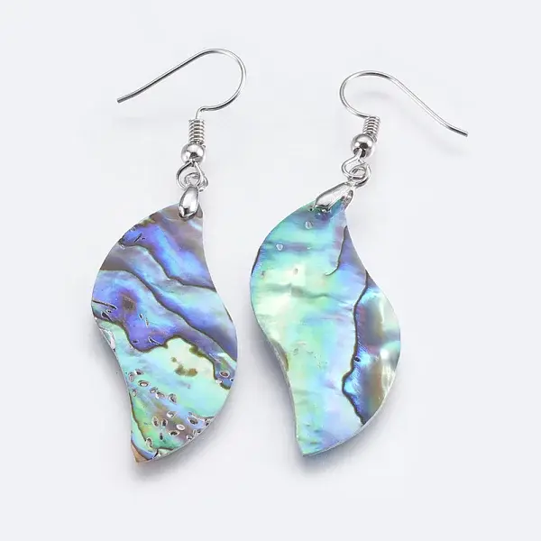 Abalone Shell/Paua Shell Dangle Earrings