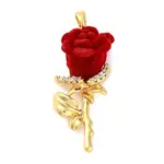 Brass Micro Pave Cubic Zirconia Pendants