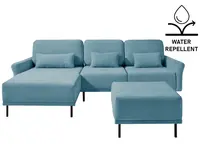 Rohová polohovací sedací souprava s taburetem adapto - levá - výběr