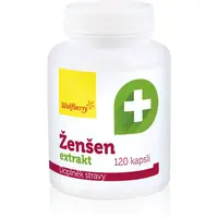 Wolfberry Ženšen extrakt kapsuly na podporu pamäti a koncentrácie 120 ks