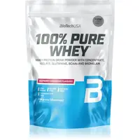 BioTechUSA 100% Pure Whey srvátkový proteín malé balenie príchuť Raspberry Cheesecake 454 g