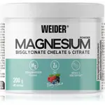 Weider Magnesium Bisglycinate & Citrate prášek pro podporu energetického metabolismu příchuť Berries 200 g