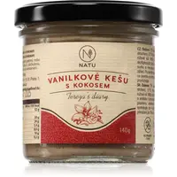 NATU Vanilkové kešu s kokosem ořechová pomazánka 140 g