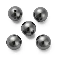 Baking Painted Pearlized Glass Pearl Round Beads